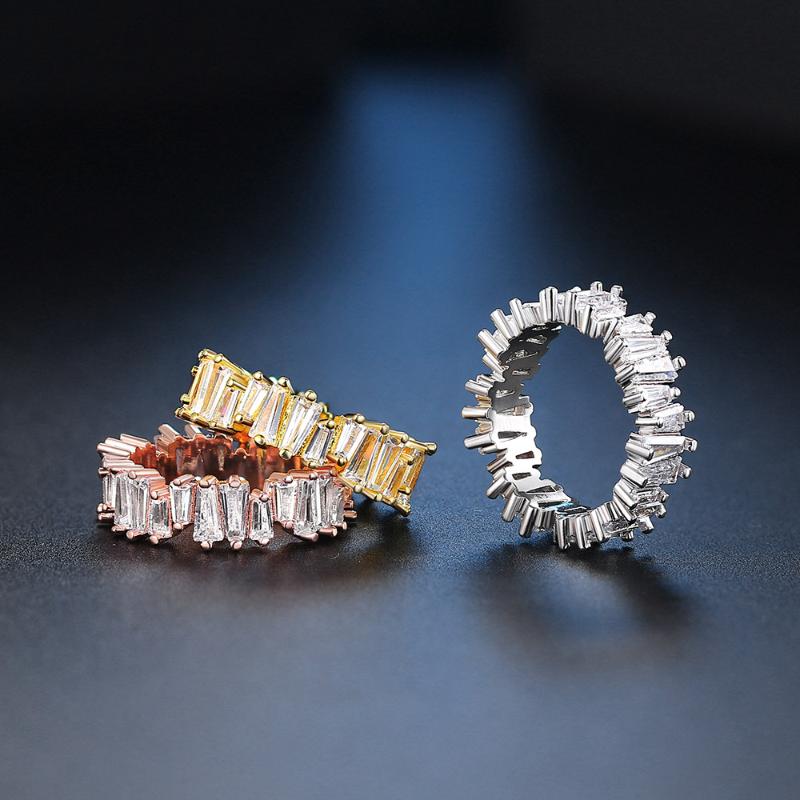 Cluster Rings Geometry Crystal For Women Micro Paved Kpop Jewelry Gold Color Ring With Cubic Zirconia Wedding Accessories Trendy KCR215, Golden;silver
Cluster Rings Geometry Crystal For Women Micro Paved Kpop Jewelry Gold Color Ring With Cubic Zirconia Wedding Accessories Trendy KCR215, Golden;silver