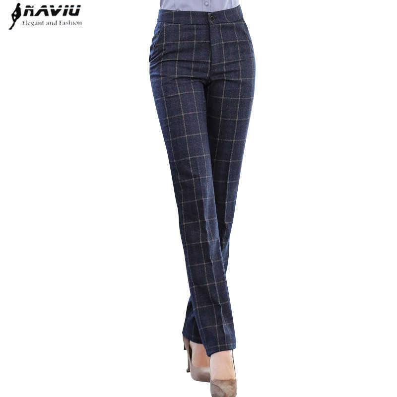 Naviu High Quality Plaid Cotton Pants Female England Style Autumn Waist Slim Straight Trousers 210604, Gray plaid pants
Naviu High Quality Plaid Cotton Pants Female England Style Autumn Waist Slim Straight Trousers 210604, Gray plaid pants