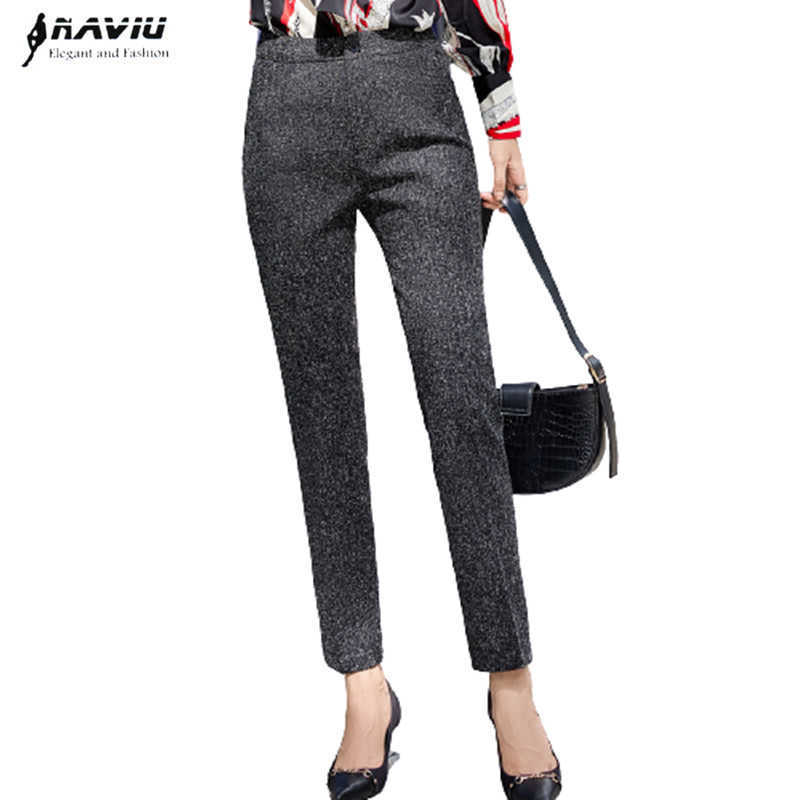 Gray Fashion High Quality Women Trousers Plus Size Formal Office Slim Style Pencil Pants 210604, Drak gray pants
Gray Fashion High Quality Women Trousers Plus Size Formal Office Slim Style Pencil Pants 210604, Drak gray pants