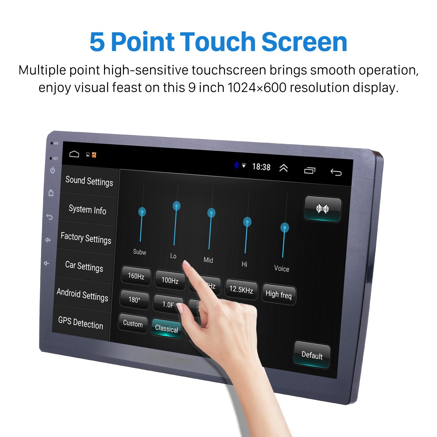 2 Din Android 10 Car Video Radio 1+16GB Autoradio Universal 9" Player GPS Navigation WiFi Mirror-link
2 Din Android 10 Car Video Radio 1+16GB Autoradio Universal 9" Player GPS Navigation WiFi Mirror-link