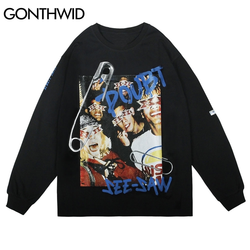 Long Sleeve Cotton Tees Shirts Streetwear Hip Hop Harajuku Creative Poster Pin Print Casual Loose Tshirts Hipster Tops 210602, White
Long Sleeve Cotton Tees Shirts Streetwear Hip Hop Harajuku Creative Poster Pin Print Casual Loose Tshirts Hipster Tops 210602, White