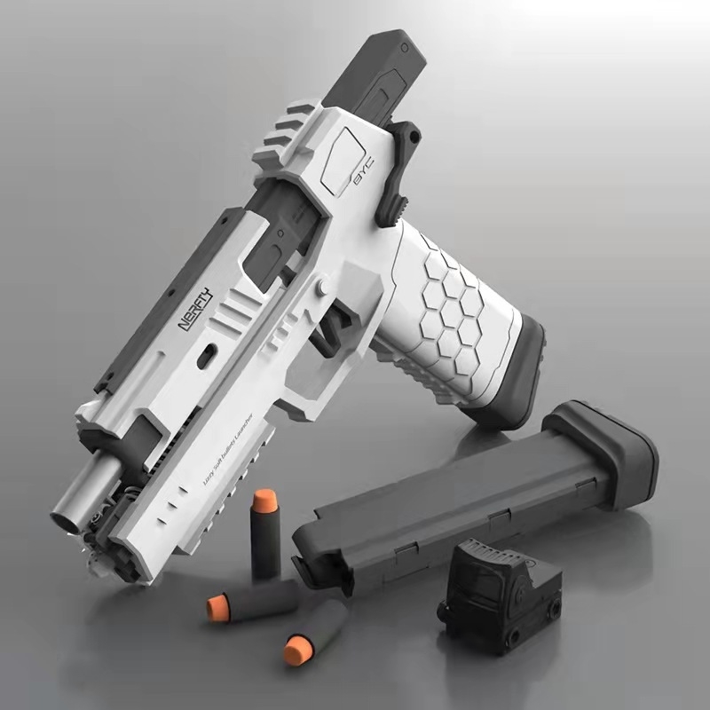 gecko drop launcher soft bullet gun children's boy pistol model shooting battle manual loading toy
gecko drop launcher soft bullet gun children's boy pistol model shooting battle manual loading toy