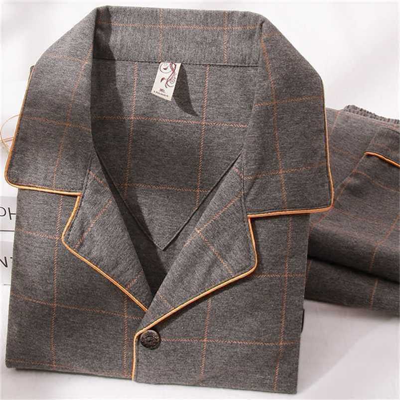 Winter Cotton Pajamas Set Men Button-Down Warm Pijamas Hombre Pure Cotton Sleepwear Homeclothes PJ Grey Plaid Pyjama Plus Size 211111, Navy blue plaid
Winter Cotton Pajamas Set Men Button-Down Warm Pijamas Hombre Pure Cotton Sleepwear Homeclothes PJ Grey Plaid Pyjama Plus Size 211111, Navy blue plaid