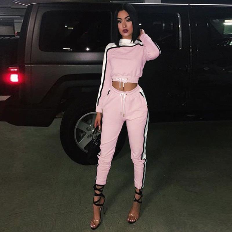 Two Piece Dress Hirigin Pieces Women Hoodie Sports Jogger Set 2 Pink Crop Top Sweatshirt Track Suit Pants Trouser Sweat Tracksuit
Two Piece Dress Hirigin Pieces Women Hoodie Sports Jogger Set 2 Pink Crop Top Sweatshirt Track Suit Pants Trouser Sweat Tracksuit