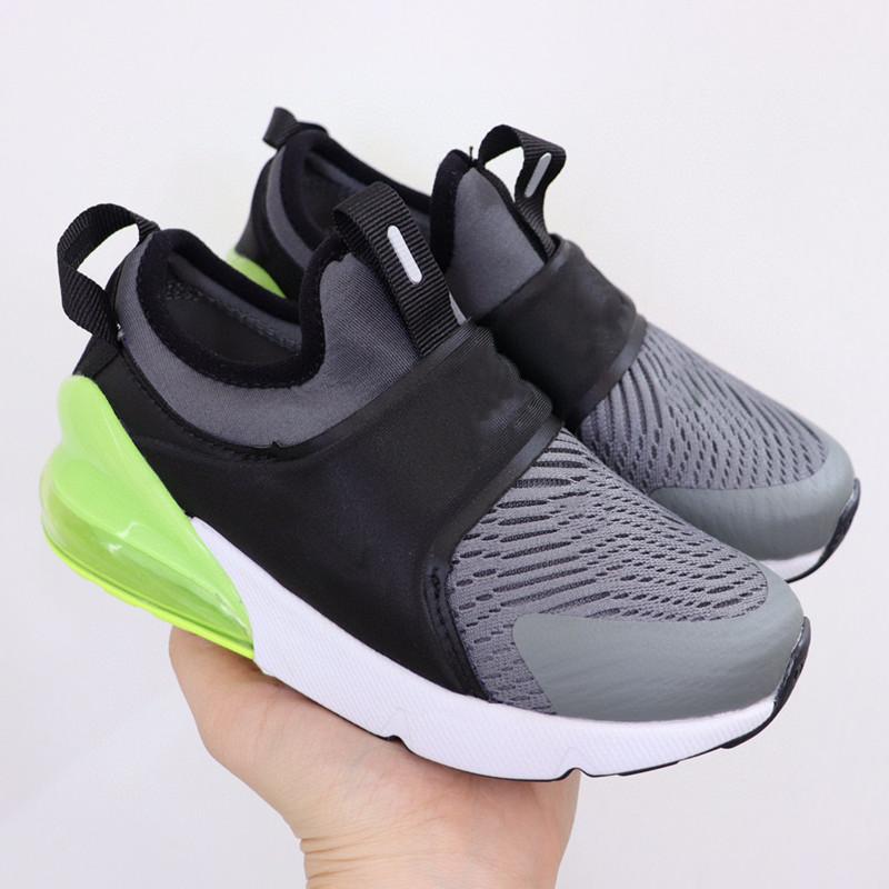 270 laceless Extreme 27c air Cushion Knit Breathable Children Running shoes boy girl youth kid sports Sneakers size 28-35, Black
270 laceless Extreme 27c air Cushion Knit Breathable Children Running shoes boy girl youth kid sports Sneakers size 28-35, Black