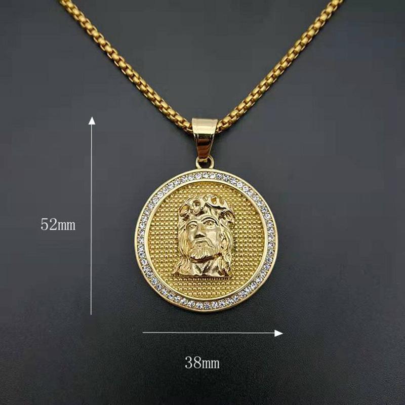 Pendant Necklaces Hip Hop Gold Color Stainless Steel Jesus Piece Pendants For Men Rapper Jewelry Drop
Pendant Necklaces Hip Hop Gold Color Stainless Steel Jesus Piece Pendants For Men Rapper Jewelry Drop