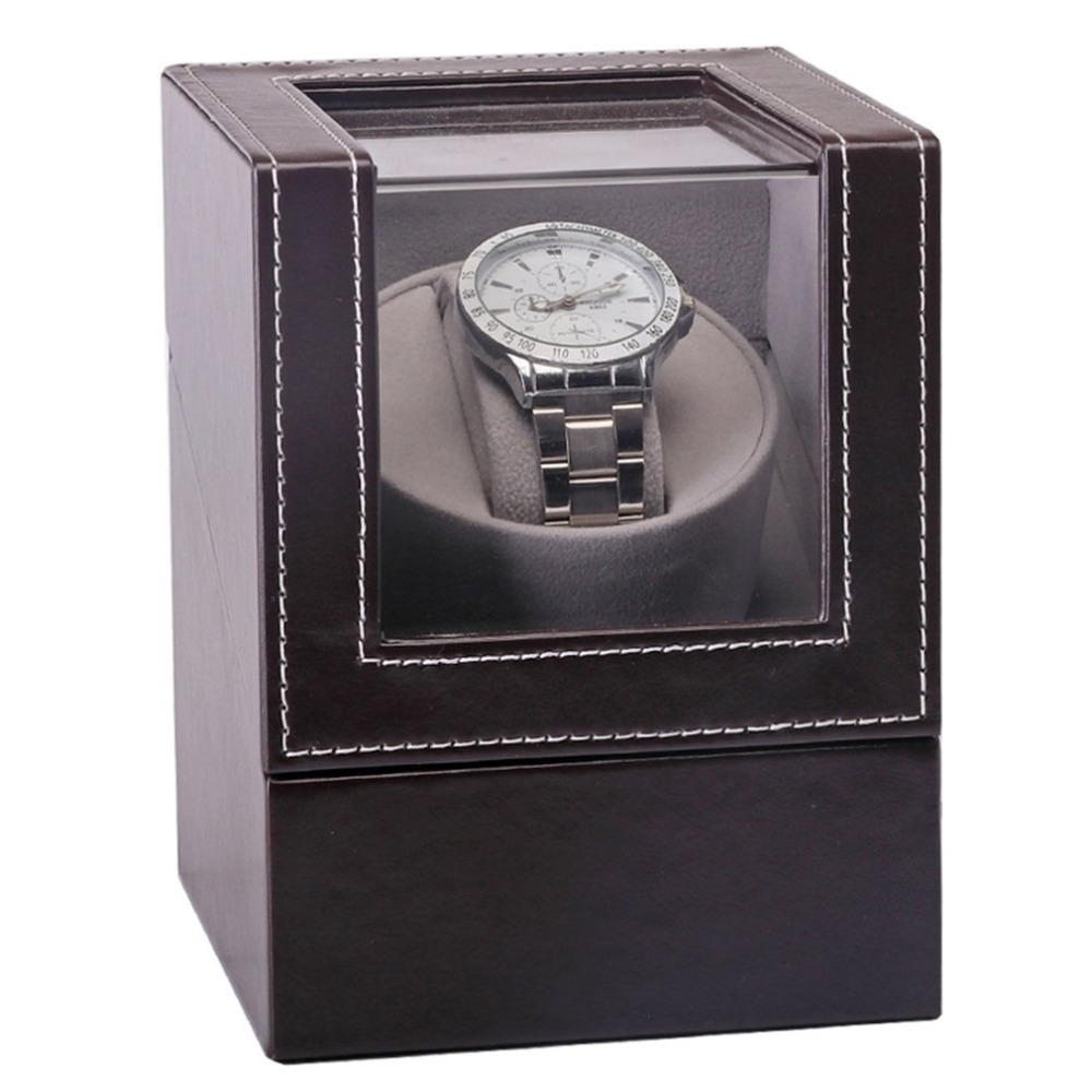 EU/US/AU/UK Plug Automatic Mechanical Watch Winding Box Motor Shaker Watch Winder Holder Display Jewelry Storage Organizer CX200807