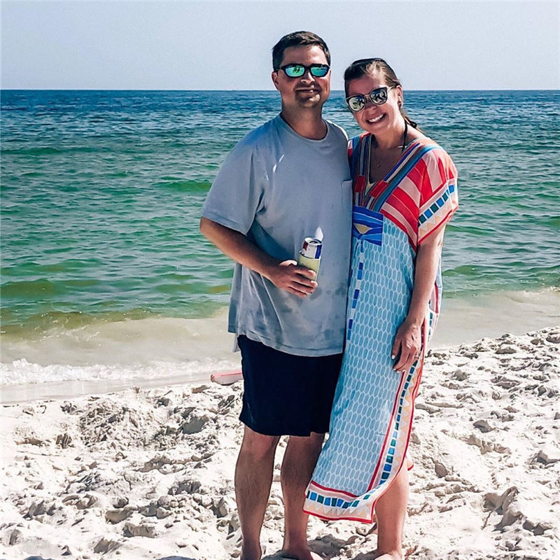 Beach Swimsuit cover up Tunic Sarong Robe de Plage wear kaftans long Dress Womens Swim Wear #Q614 210420