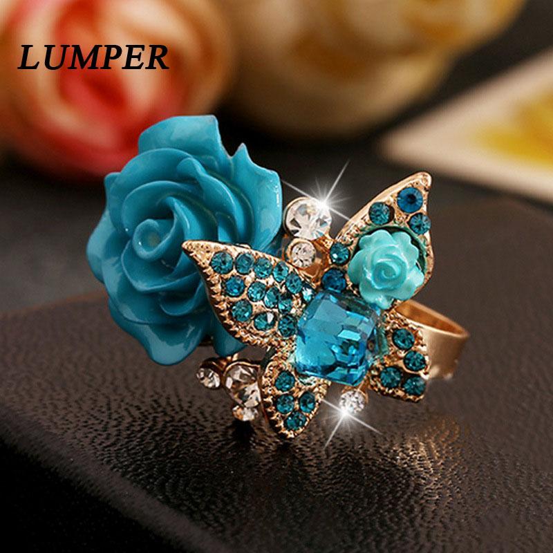 Wedding Rings LUNPER Colorful Resin Rose Flower Ring Opening Resizable Gothic Crystal Finger Vintage Jewelry For Women 09
Wedding Rings LUNPER Colorful Resin Rose Flower Ring Opening Resizable Gothic Crystal Finger Vintage Jewelry For Women 09