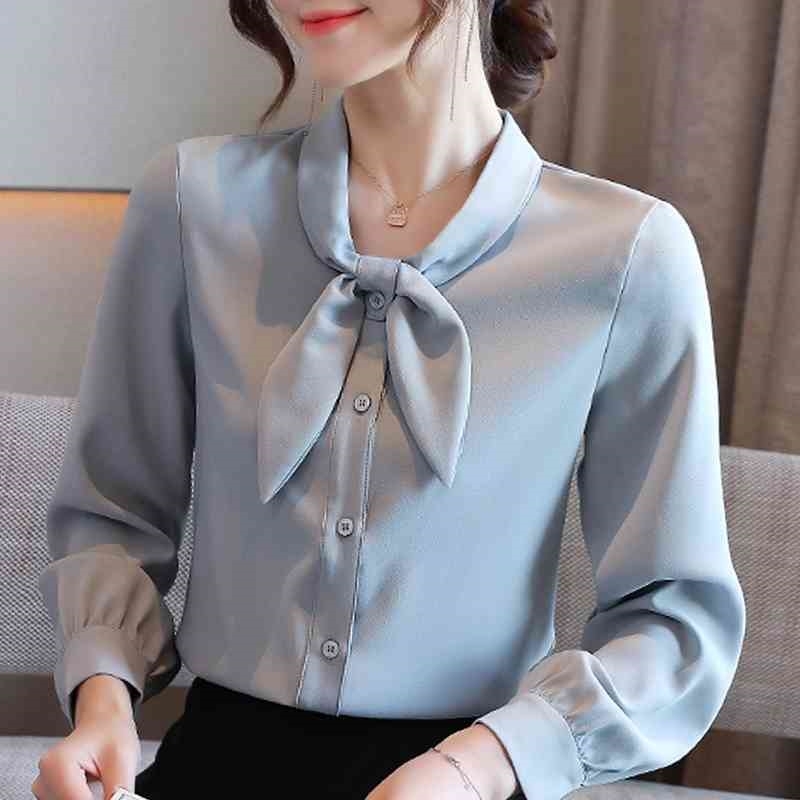 Long Sleeve Women Blouses Shirts Blouse Women Blusas Mujer De Moda Bow Collar Chiffon Blouse Shirt Women Tops Blusa D502 210602, White
Long Sleeve Women Blouses Shirts Blouse Women Blusas Mujer De Moda Bow Collar Chiffon Blouse Shirt Women Tops Blusa D502 210602, White