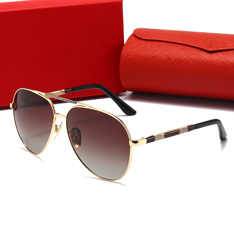 Men Womens Sunglasses Designer Sun Glasses High Quality Round Gafas De Sol Mujer Lunette attitude luxury Polarized Mens gold frame glasses 6 color with box
Men Womens Sunglasses Designer Sun Glasses High Quality Round Gafas De Sol Mujer Lunette attitude luxury Polarized Mens gold frame glasses 6 color with box