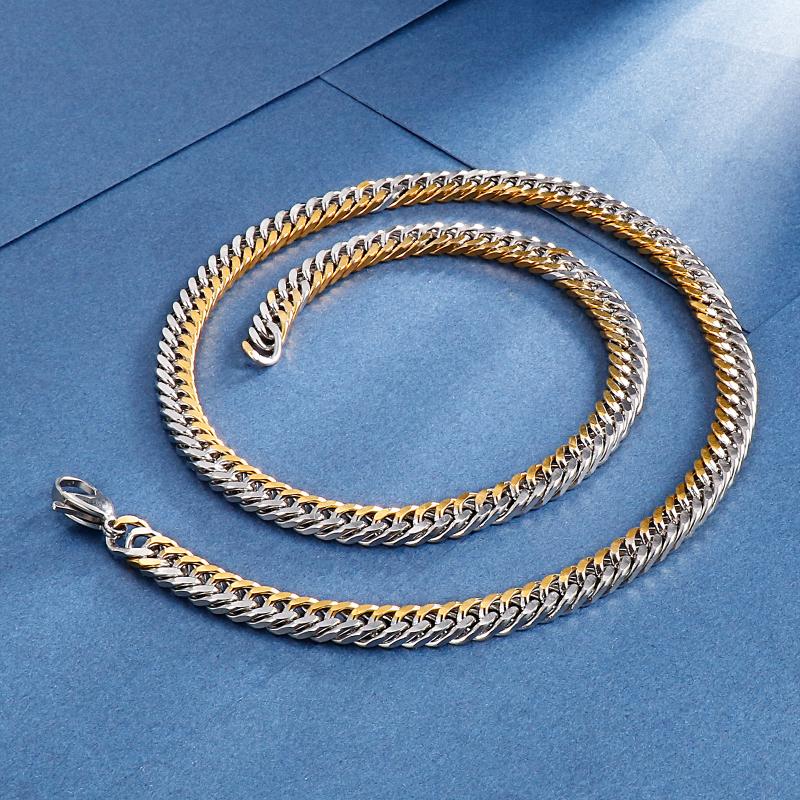 Chains 6mm Stainless Steel Chain Miami Curb Cuban Necklace Silver Gold For Women Men Accessories Friends Gift
Chains 6mm Stainless Steel Chain Miami Curb Cuban Necklace Silver Gold For Women Men Accessories Friends Gift