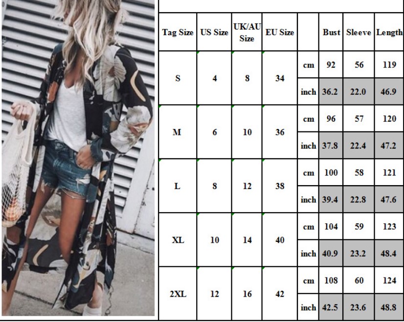 Women's Loose Blouses Summer Chiffon Shawl Kimono Long Sleeve Cardigan Sun Protection Tops Lady Shirts