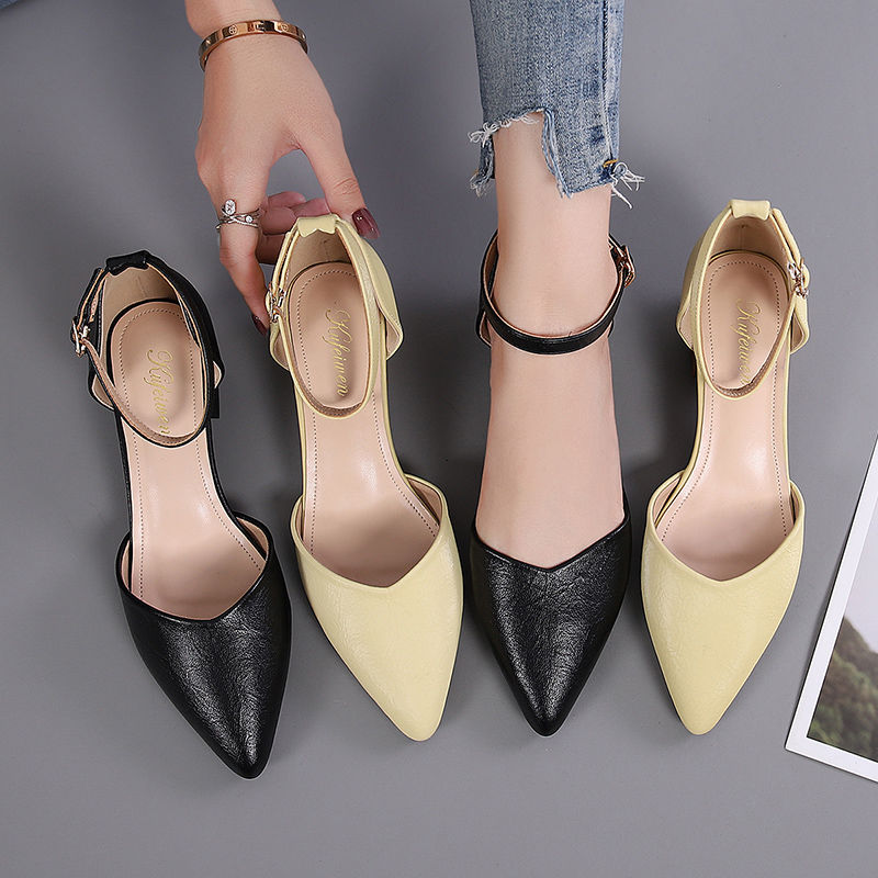 Cowhide Genuine Leather Womens ShoesSoft Fashion High Heels SandalsAnkle Strap PumpsPointed ToeBLACKBEIGEDropshipping, Black
Cowhide Genuine Leather Womens ShoesSoft Fashion High Heels SandalsAnkle Strap PumpsPointed ToeBLACKBEIGEDropshipping, Black