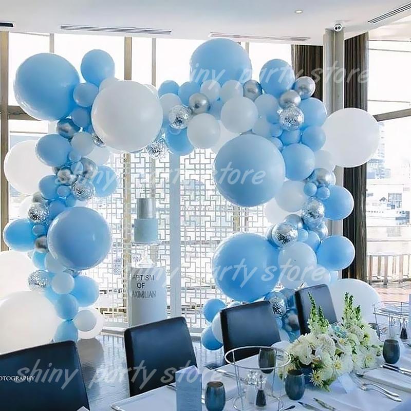 Party Decoration 5-36inch Blue White Macaron Balloon Arch Garland Wedding Ceremonial Happy Birthyday Baby Shower Background Decor Globos
Party Decoration 5-36inch Blue White Macaron Balloon Arch Garland Wedding Ceremonial Happy Birthyday Baby Shower Background Decor Globos