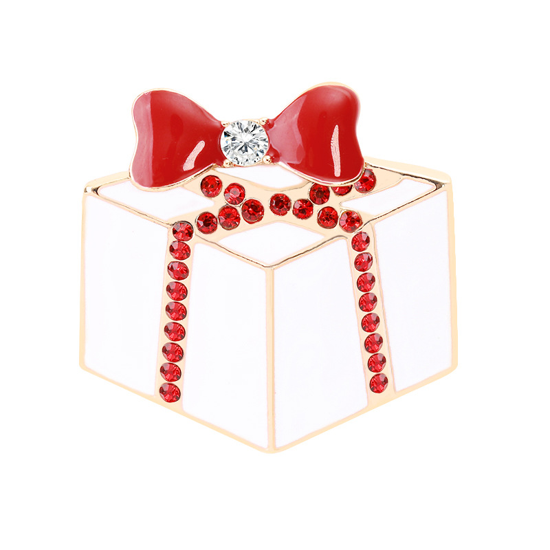 Fashion Brooch As Tree Snowman Christmas Boots Jingling Bell Santa Claus Brooches Pins Xmas Gift Free shipping