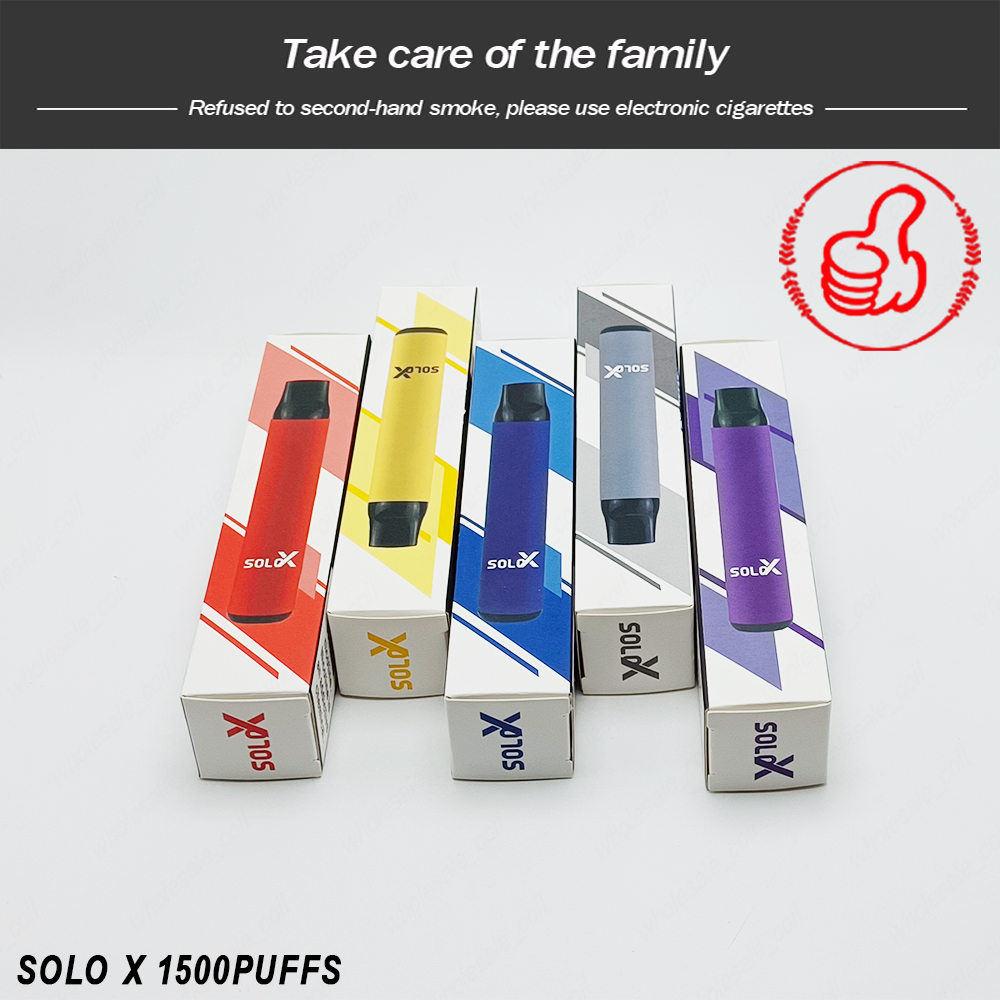 Original Vapeman Solo X Disposable Pod Device 850mAh 1500 Puffs 4.2ml Prefilled Vape Pen Stick Bar Starter Kit
Original Vapeman Solo X Disposable Pod Device 850mAh 1500 Puffs 4.2ml Prefilled Vape Pen Stick Bar Starter Kit