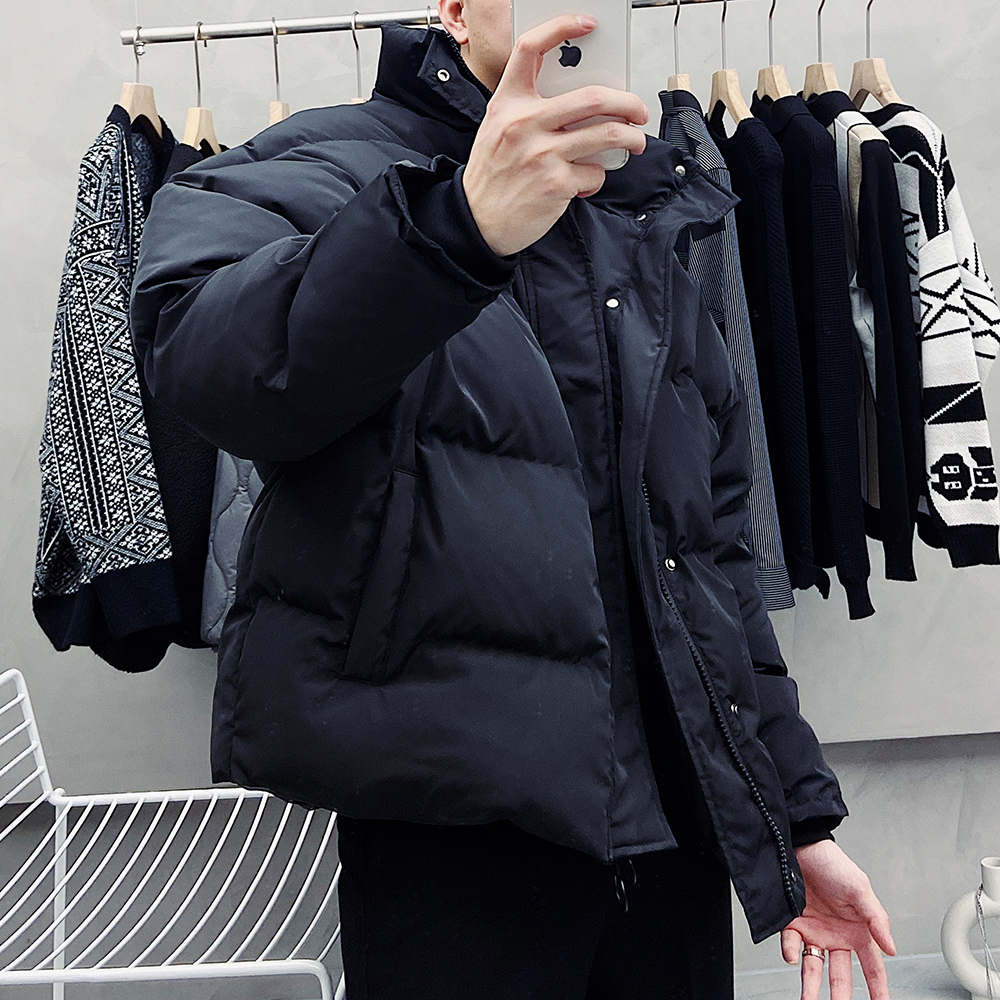 2021 New Winter Men Parka Big Pockets Casual Jacket Hooded Solid Color 2 colors women Thicken And Bread served Outwear Coat, Black
2021 New Winter Men Parka Big Pockets Casual Jacket Hooded Solid Color 2 colors women Thicken And Bread served Outwear Coat, Black