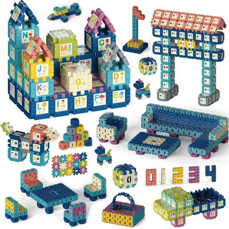 B large digital assembly building block puzzle cognitive children's toy