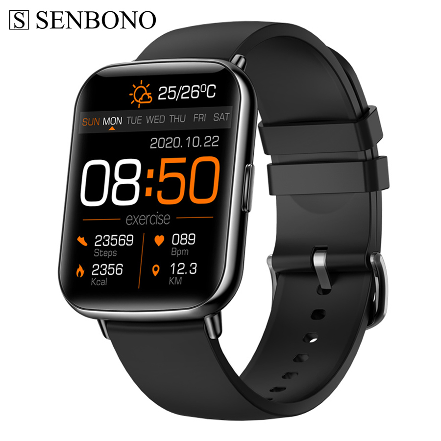 SENBONO X27 2021 Men Smart Watch IP68 Waterproof Smartwatch Clock Fitness Tracker Women Sport Watch port DIY Watch Faceg, Black
SENBONO X27 2021 Men Smart Watch IP68 Waterproof Smartwatch Clock Fitness Tracker Women Sport Watch port DIY Watch Faceg, Black