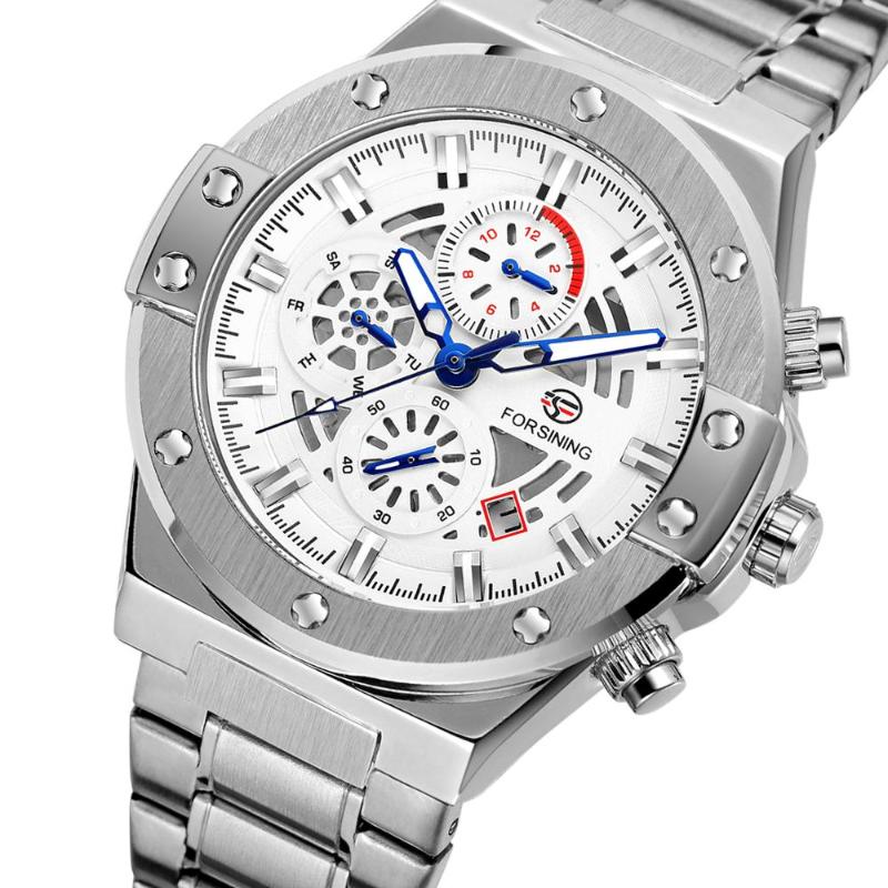 Wristwatches Forsining Watch Automatic Luxury Stainless Steel Bracelet Water Resistant Men Watches Dress Wristwatch Clock Hour Time Reloj, Automatic watch
Wristwatches Forsining Watch Automatic Luxury Stainless Steel Bracelet Water Resistant Men Watches Dress Wristwatch Clock Hour Time Reloj, Automatic watch