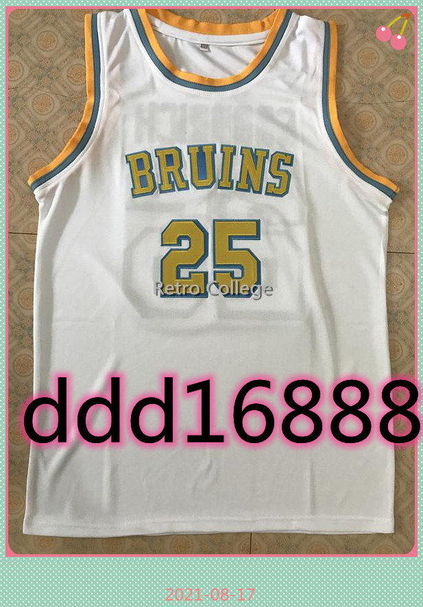 UCLA Bruins gail goodrich 25 high quality basketball jersey White Retro Classic Mens Stitched Custom Number and name, Black
UCLA Bruins gail goodrich 25 high quality basketball jersey White Retro Classic Mens Stitched Custom Number and name, Black