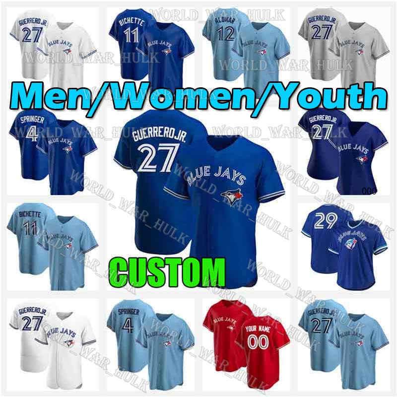 Men Youth Women 27 Vladimir Guerrero Jr. Jerseys Custom Toronto 11 Bo Bichette Blue 4 George Springer Cavan Biggio Joe Carter Baseball, Blue;black
Men Youth Women 27 Vladimir Guerrero Jr. Jerseys Custom Toronto 11 Bo Bichette Blue 4 George Springer Cavan Biggio Joe Carter Baseball, Blue;black