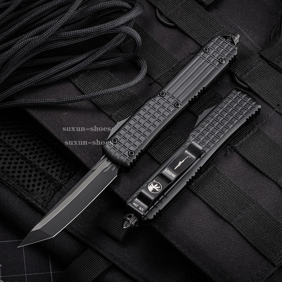 8.5nch automatic KNIFE CNC T60161 handle VG10 steel blade hight quality UTX70 UTX85 BM3300 A07 UT121 Camping tactical pocket folding Quick opening cutting tool
8.5nch automatic KNIFE CNC T60161 handle VG10 steel blade hight quality UTX70 UTX85 BM3300 A07 UT121 Camping tactical pocket folding Quick opening cutting tool