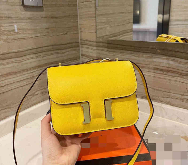 Classic Designer Handbags Herme Women Luxurys Hand Bags Kangkang Tofu Small Square Bag Messenger Stewardess Candy Color Contrast Leather Top, Pink
Classic Designer Handbags Herme Women Luxurys Hand Bags Kangkang Tofu Small Square Bag Messenger Stewardess Candy Color Contrast Leather Top, Pink
