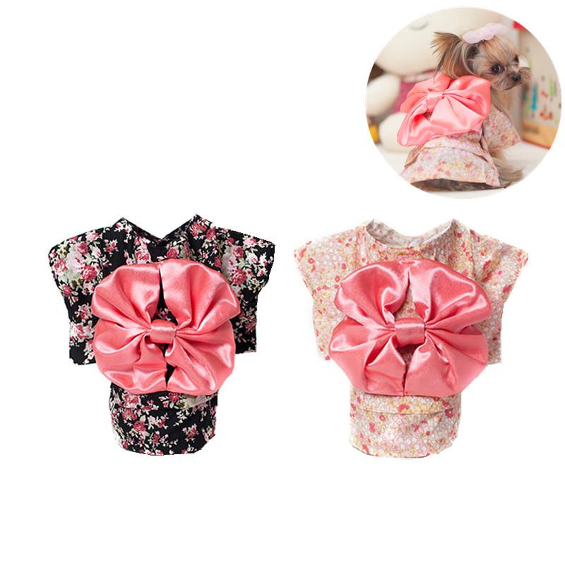 Dog Apparel Pet Clothing Dress Clothes Floral Japanese Kimono Bow Tie Shirt Costume Princess Product For Small Dogs Chihuahua, Black
Dog Apparel Pet Clothing Dress Clothes Floral Japanese Kimono Bow Tie Shirt Costume Princess Product For Small Dogs Chihuahua, Black