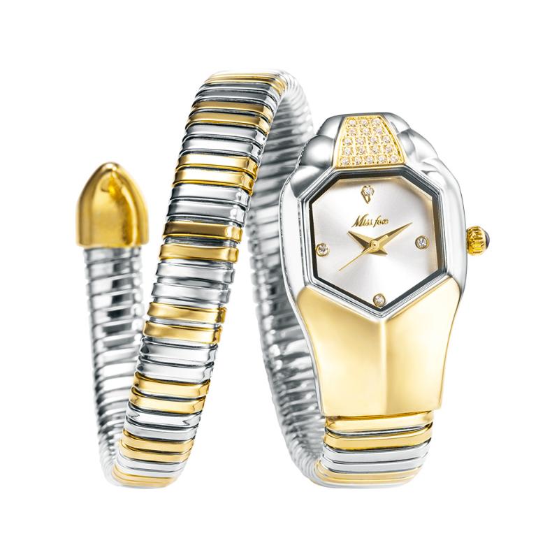 Wristwatches Top Quality Luxury Quartz Watch For Ladies Snake Shaped Fashion Trend Unique Waterproof Women Wrist Watches Hours Relogio Homme, Gold red
Wristwatches Top Quality Luxury Quartz Watch For Ladies Snake Shaped Fashion Trend Unique Waterproof Women Wrist Watches Hours Relogio Homme, Gold red
