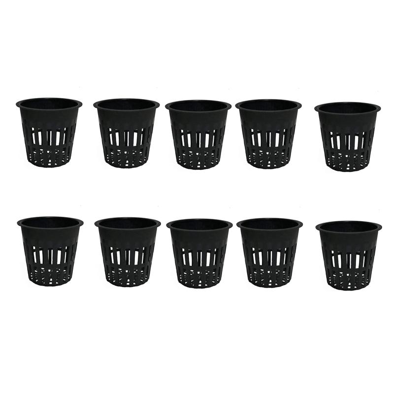 Planters & Pots 10 Pieces Black Plastic Garden Mesh Net Pot Hydroponic Basket Planting Nursery Grow Supplies, 10.8Cm/4.25Inch
Planters & Pots 10 Pieces Black Plastic Garden Mesh Net Pot Hydroponic Basket Planting Nursery Grow Supplies, 10.8Cm/4.25Inch