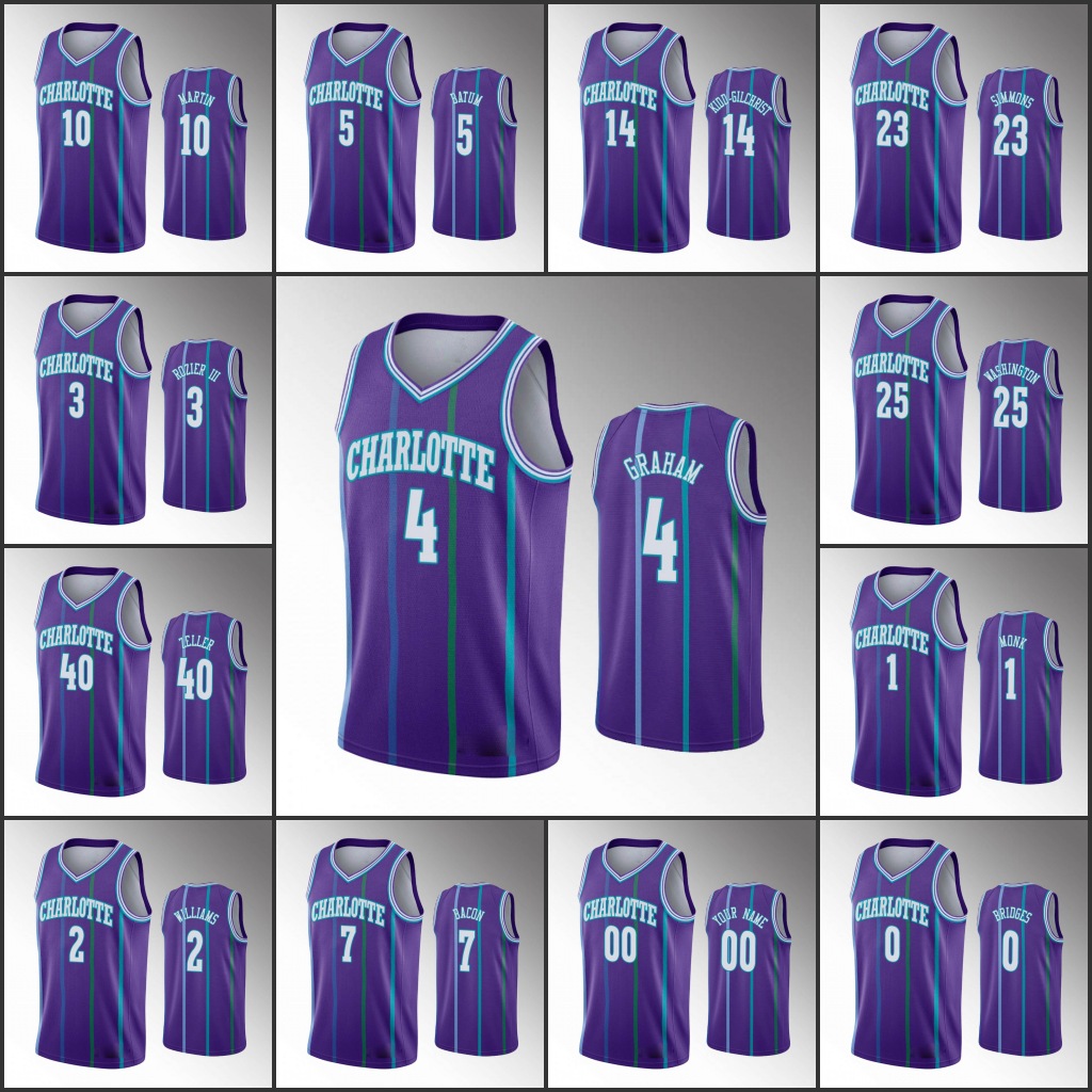 Charlotte Hornets''Men Devonte' Graham Terry Rozier Miles Bridges Hardwood''Classics Custom Jersey
Charlotte Hornets''Men Devonte' Graham Terry Rozier Miles Bridges Hardwood''Classics Custom Jersey