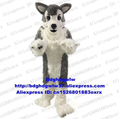 Mascot Costumes Grey White Long Fur Furry Wolf Husky Dog Fox Fursuit Mascot Costume Adult Character Nursery School Sales Performance zx1015, Default color
Mascot Costumes Grey White Long Fur Furry Wolf Husky Dog Fox Fursuit Mascot Costume Adult Character Nursery School Sales Performance zx1015, Default color
