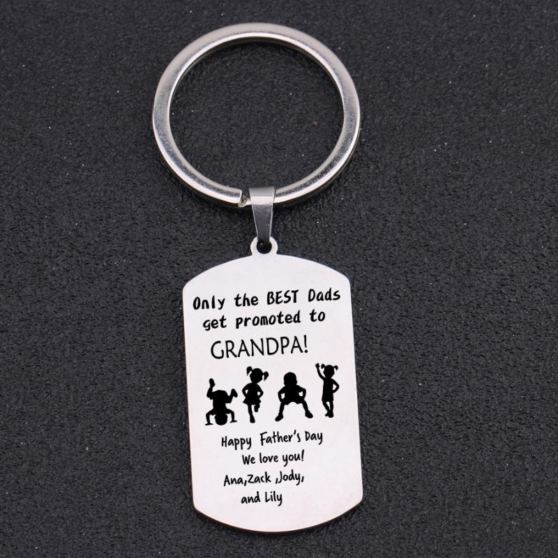 Keychains Name Customized Engraved Only The Dads Get Promoted To Grandpa Key Chains Gifts For Keyring Creative Keys Holder
Keychains Name Customized Engraved Only The Dads Get Promoted To Grandpa Key Chains Gifts For Keyring Creative Keys Holder