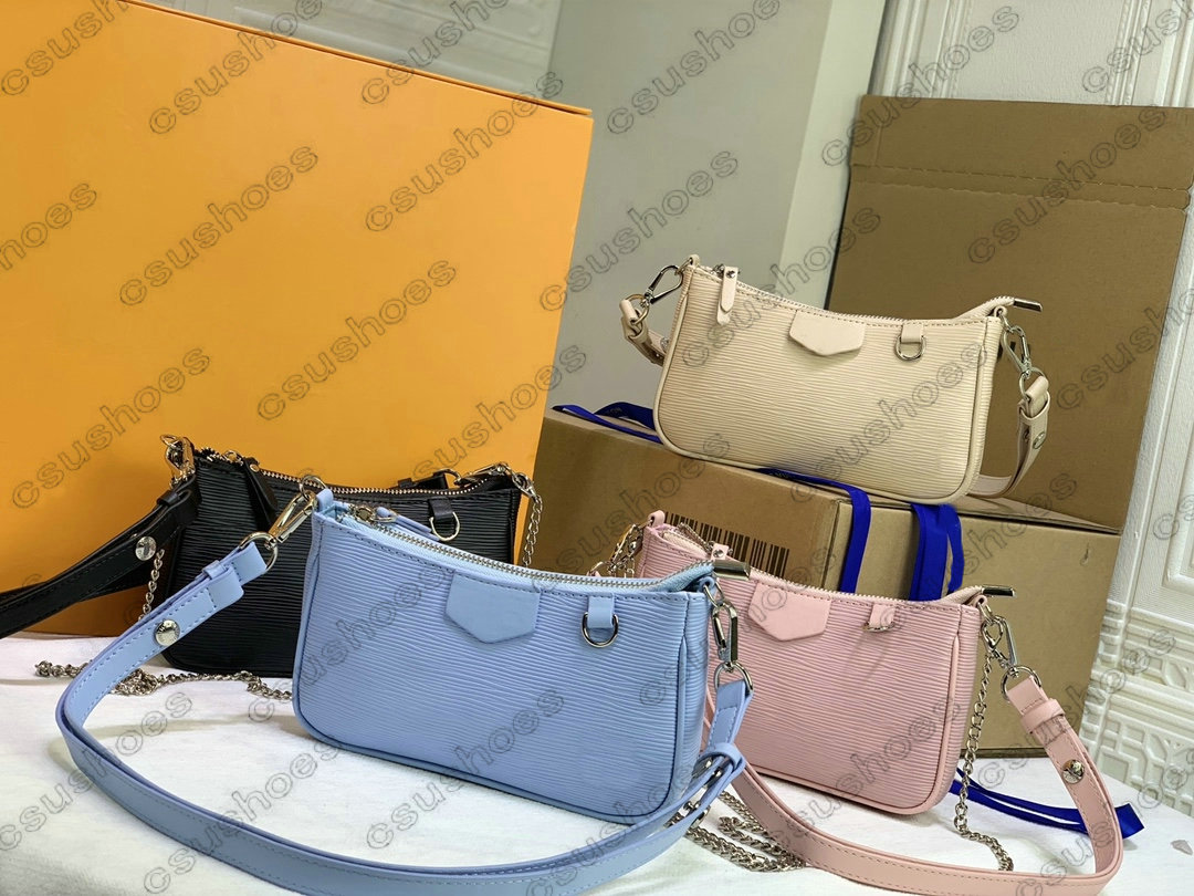 Easy Pouch on Strap Chains Shoulder Bag Epi Leather Designers Luxurys Womens Crossbody Handle Bags Mini Wallets Purse M80479 M80483 M80480 M80481, Dont sell it alone 
Easy Pouch on Strap Chains Shoulder Bag Epi Leather Designers Luxurys Womens Crossbody Handle Bags Mini Wallets Purse M80479 M80483 M80480 M80481, Dont sell it alone