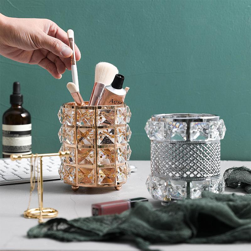 Other Bakeware Crystal Candlestick Plating Gold Pen Holder Desktop Makeup Lollipop Jar Pushing Decoration
Other Bakeware Crystal Candlestick Plating Gold Pen Holder Desktop Makeup Lollipop Jar Pushing Decoration
