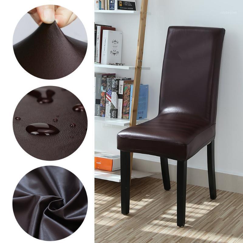 Waterproof Spandex PU Stretch Wedding Banquet Solid Leather Chair Cover Home Party Decor Dining Room Seat Protector Slipcover Covers
Waterproof Spandex PU Stretch Wedding Banquet Solid Leather Chair Cover Home Party Decor Dining Room Seat Protector Slipcover Covers