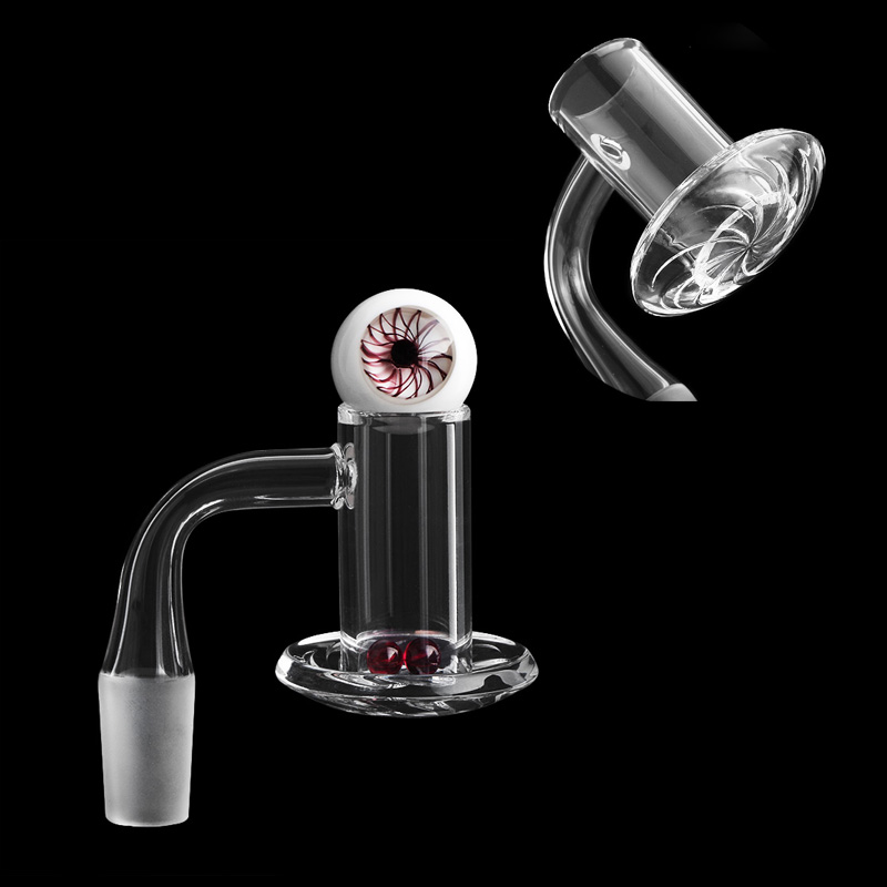 Smoking Accessories Beveled Edge Cyclone Quartz Banger Nails With 22mm Eyeball Marble Carb Cap & 2pcs Ruby Terp Pearls Suitfor Glass Water Bongs
Smoking Accessories Beveled Edge Cyclone Quartz Banger Nails With 22mm Eyeball Marble Carb Cap & 2pcs Ruby Terp Pearls Suitfor Glass Water Bongs