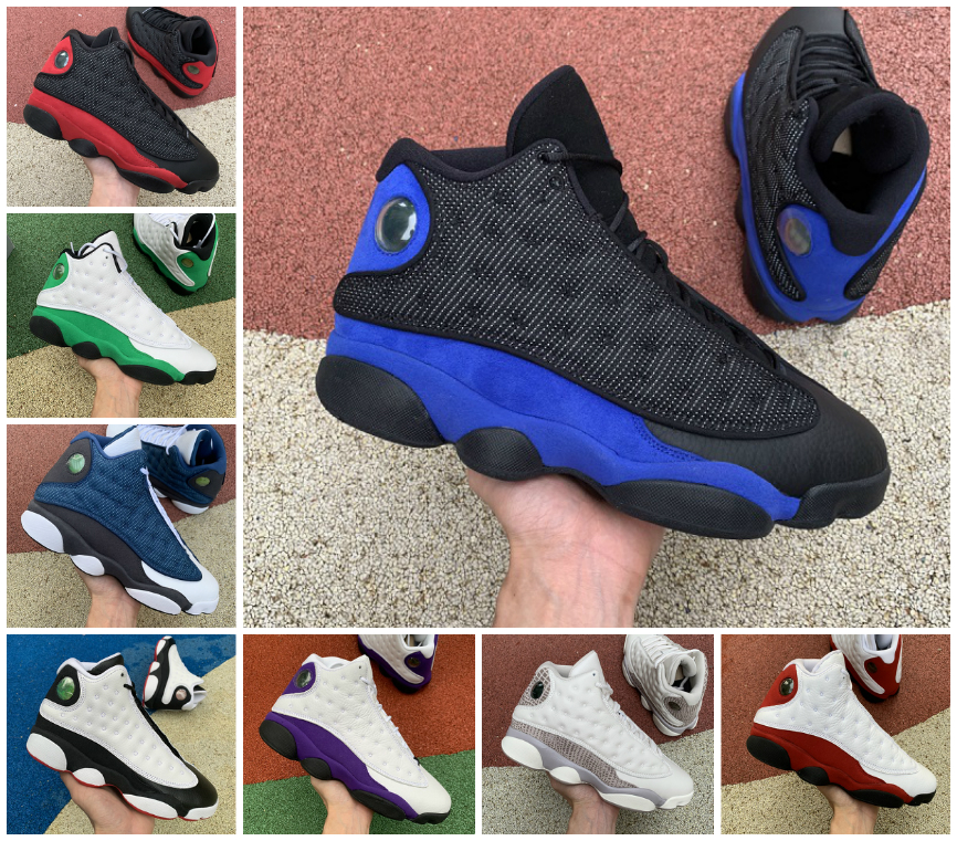 Top Quality Mens 13s Basketball Shoes Jumpman 13 Court Purple Reverse Bred Obsidian Hyper Royal Starfish Flint Playground He got game Trainers Sports Sneakers, Box
Top Quality Mens 13s Basketball Shoes Jumpman 13 Court Purple Reverse Bred Obsidian Hyper Royal Starfish Flint Playground He got game Trainers Sports Sneakers, Box