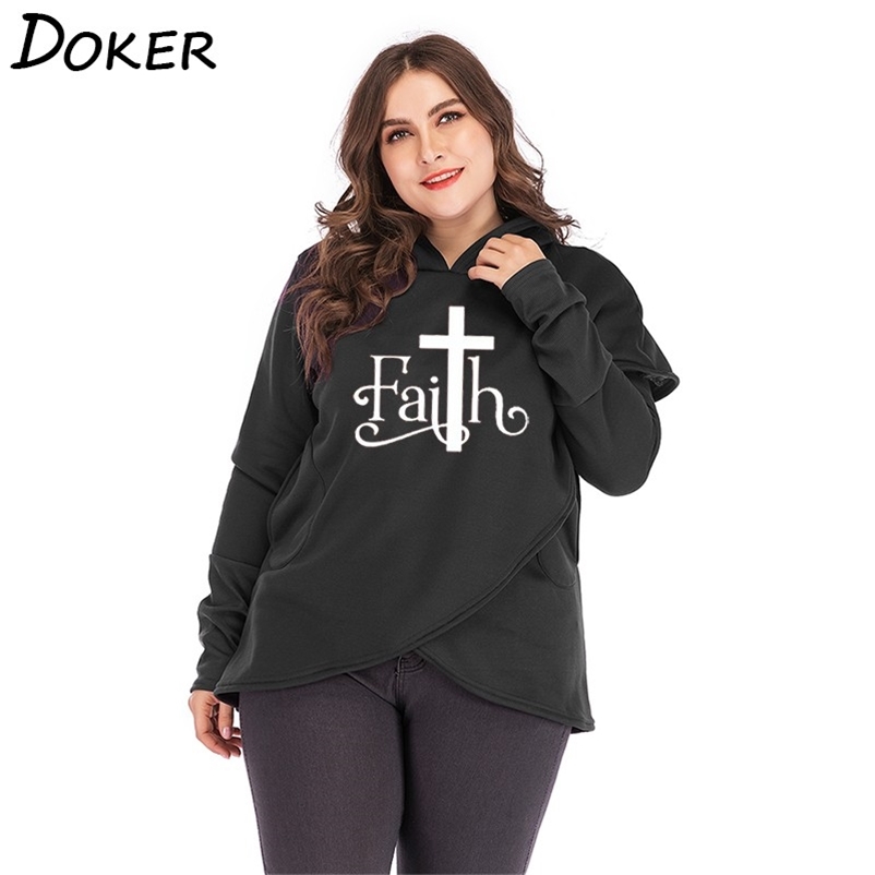 Faith Letter Print Hoodies Sweatshirt Autumn Winter Casual Fashion Long Sleeve Plus Size Pullovers Female Loose Warm Tops 210604, Gray
Faith Letter Print Hoodies Sweatshirt Autumn Winter Casual Fashion Long Sleeve Plus Size Pullovers Female Loose Warm Tops 210604, Gray