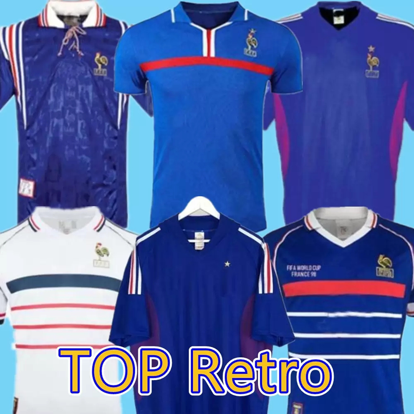 Top 1982 83 RETRO soccer jerseys Michel Platini 10 ZIDANE HENRY 12 THURAM 15 1984 Football Jersey VINTAGE MAILLOT DE FOOT Thailand Quality u, 2000 home
Top 1982 83 RETRO soccer jerseys Michel Platini 10 ZIDANE HENRY 12 THURAM 15 1984 Football Jersey VINTAGE MAILLOT DE FOOT Thailand Quality u, 2000 home