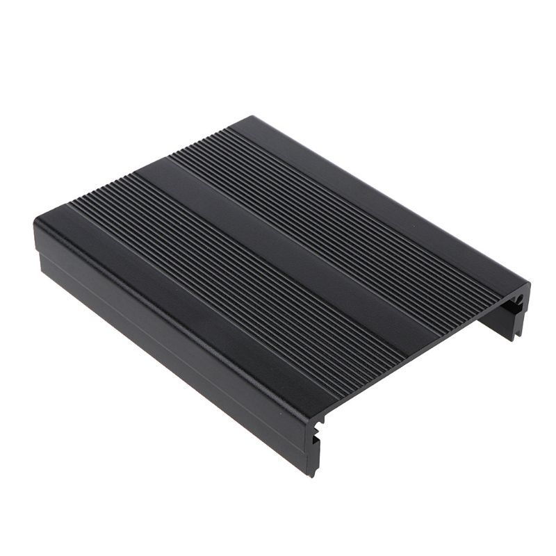 Black 100X76X35 Mm Corrosion resistant Aluminium Split Body Aluminium Box Housing Project Electronic Diy