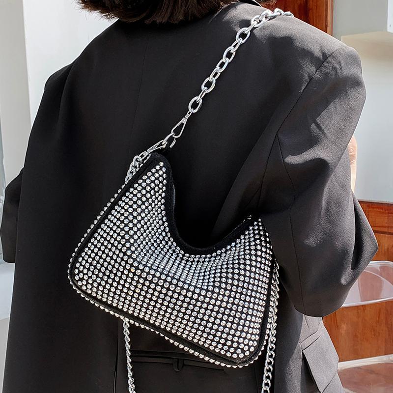 Evening Bags 2022 Summer Fashion Rhinestone Crossbody Bag Women Shiny Chain Clutch Totes Casual Lady Shoulder Messenger Pouch
Evening Bags 2022 Summer Fashion Rhinestone Crossbody Bag Women Shiny Chain Clutch Totes Casual Lady Shoulder Messenger Pouch