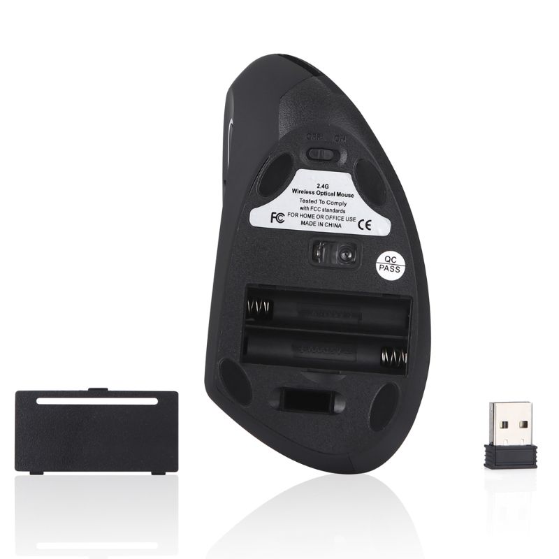 Ergonomic Vertical Mouse Wireless Left Hand Computer Gaming Mice 5D USB Optical Mouse Gamer Mause For Laptop PC Game
