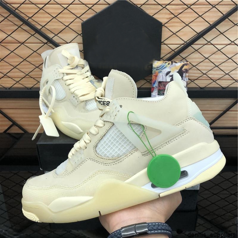 New Top Cream Sail Black Cat White Cement Women Jumpman 4 4s Basketball Cactus Jack Mens Trainers Sport Shoes Size36-46