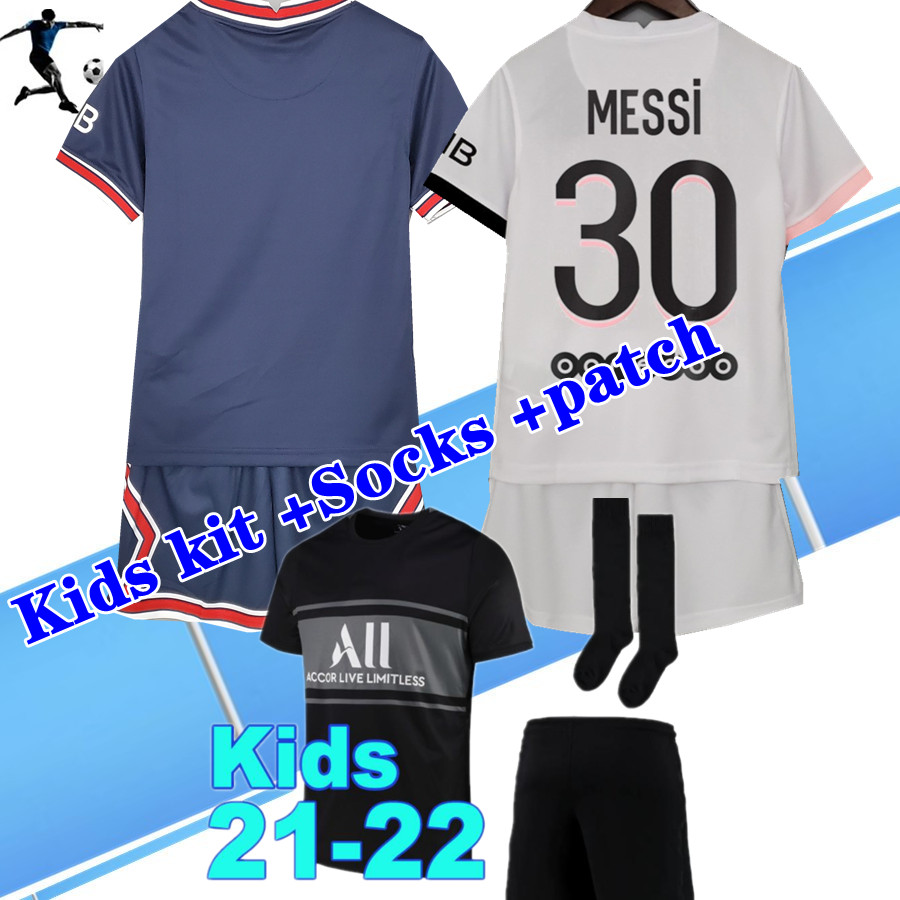 2021 2122 Children MESSI MBAPPE soccer jersey HAKIMI SERGIO RAMOS 21 22 Maillots de football VERRATTI kids kit Socks +patch shirt uniforms e, Black;yellow
2021 2122 Children MESSI MBAPPE soccer jersey HAKIMI SERGIO RAMOS 21 22 Maillots de football VERRATTI kids kit Socks +patch shirt uniforms e, Black;yellow