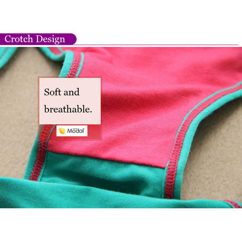 BllooBeell 5pcs Sexy Women's Underwear Panties Modal Briefs for Women Solid Low-Rise G String Seamless Lingerie Lady Girl Thong 211021