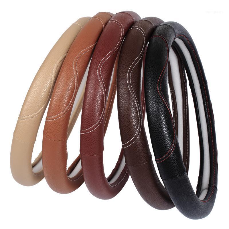 Steering Wheel Covers Car Braid Cover Soft Texture Artificial Leather Styling Anty-Slip Four Season Interior
Steering Wheel Covers Car Braid Cover Soft Texture Artificial Leather Styling Anty-Slip Four Season Interior