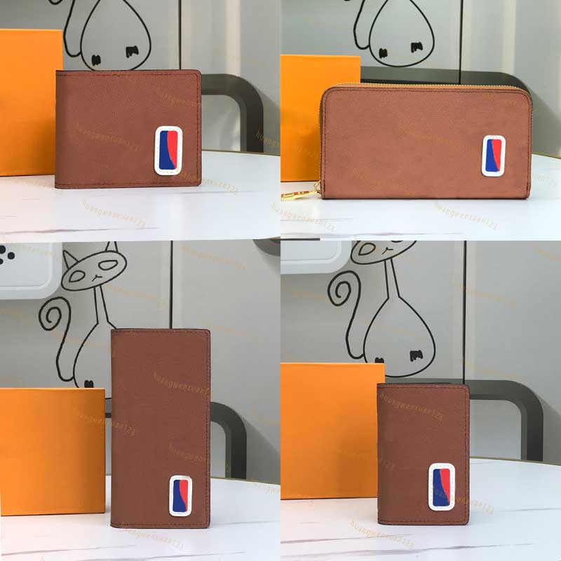 High Quality Men Short Wallet Brown Leather Women Long Style Purse fashion card holder portefeuille zipper handbag with gift box, Brown-crad
High Quality Men Short Wallet Brown Leather Women Long Style Purse fashion card holder portefeuille zipper handbag with gift box, Brown-crad